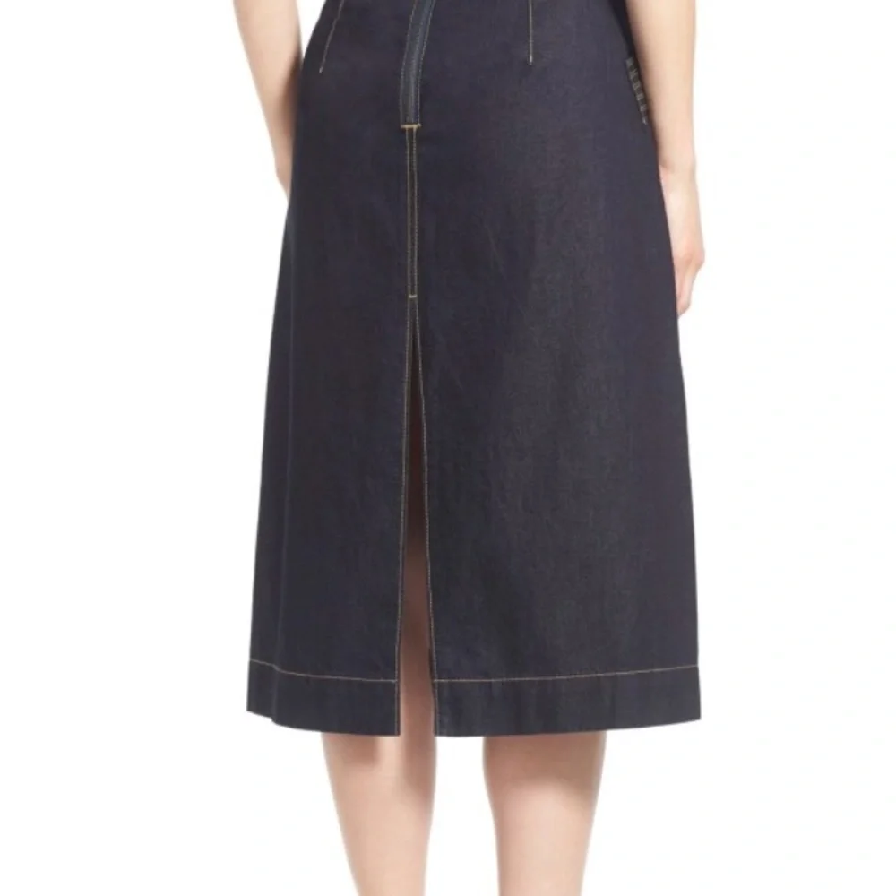 Denim midi skirt - Picture 7 of 8